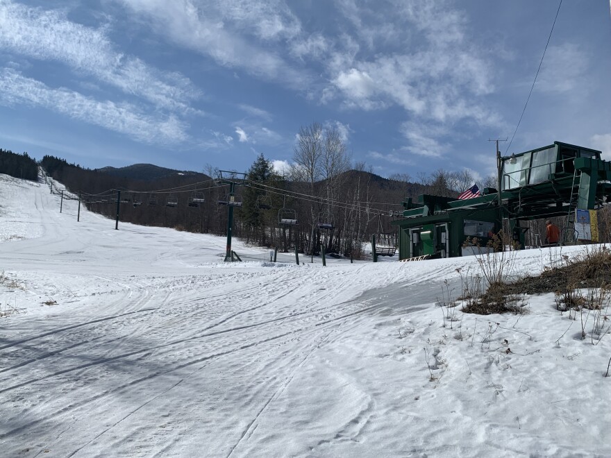 Much of the Big Moose ski area has been closed for more than a decade, but the nonprofit Friends of the Mountain has been collecting donations to keep one chairlift running and the lower part of the mountain open to skiers and snowboarders four days a week during the winter.