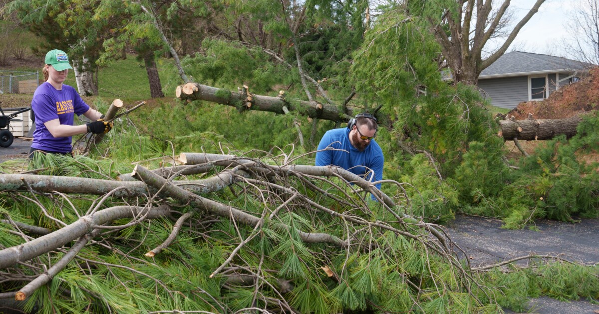 April rains and severe weather brings potential dam failure, road closures, and a tornado to Wisconsin