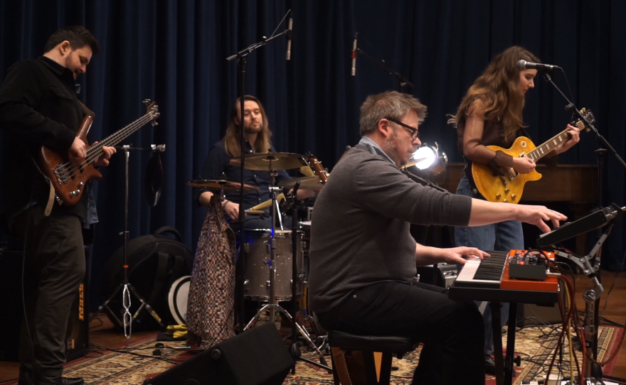 Park Hills Circle performing live in WNIJ's Studio A