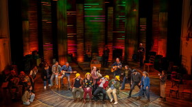 A scene from the musical "Come From Away," performing at Ford's Theatre in Washington, D.C. through Oct. 25, 2026.