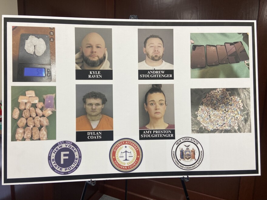Former correctional officer Kyle Raven and Woodbourne inmate Andrew Stoughtenger were charged with smuggling cell phones and meth into the jail.