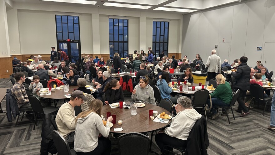 The fish fry at St. Francis of Assisi in Ann Arbor.