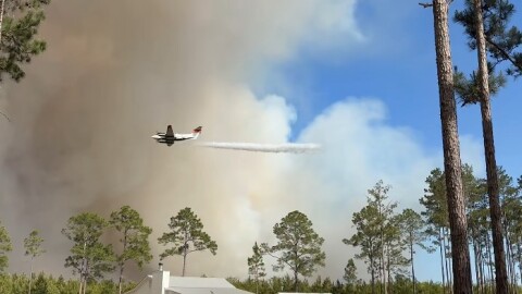 Smoke over Southeast Georgia.