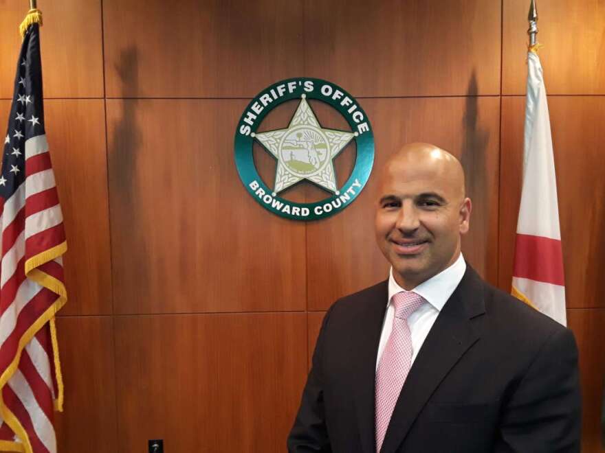 Captain Michael Riggio was the number two for counterterrorism for the New York City Police Department before being hired away by the Broward Sheriff's Office. CREDIT DANIEL RIVERO / WLRN