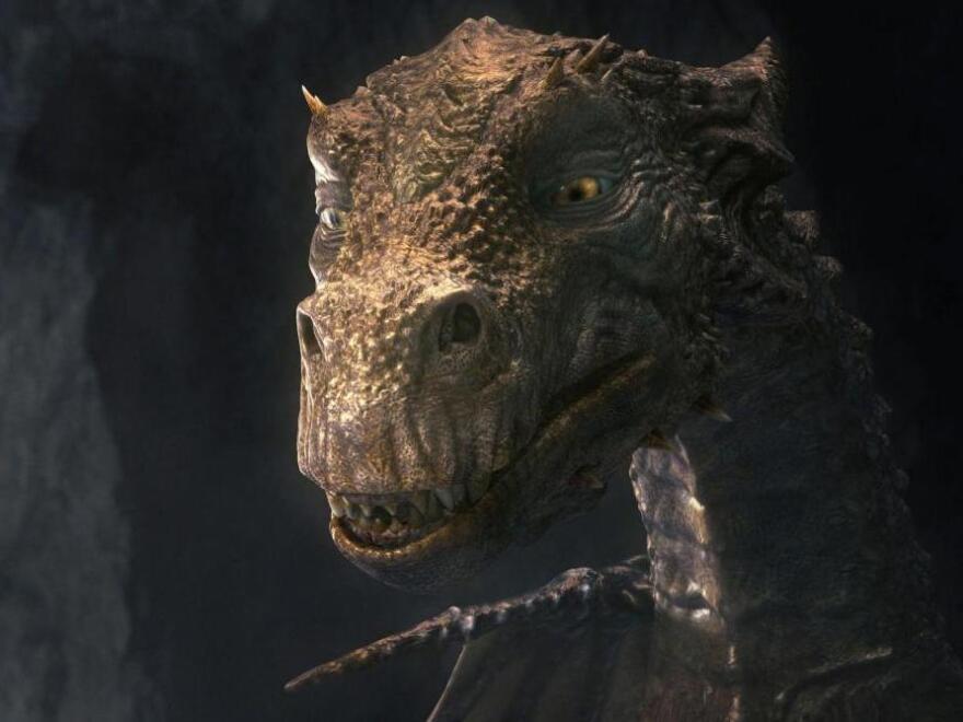 A thousand years old, the dragon Kilgharrah (voiced by veteran actor John Hurt) is both a boon and a bane to Camelot in the BBC series <em>Merlin,</em> which airs in the U.S. on SyFy.