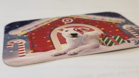 A Target gift card.