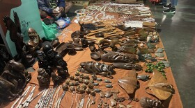 Some delegates charge from $10 to over $1,000 for their merchandise.