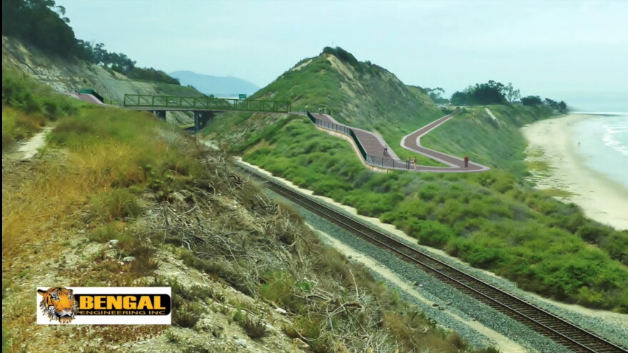 The proposal is for a new trail and bridge