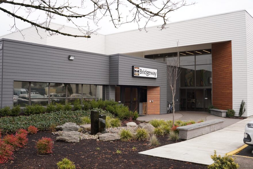 The outside of Bridgeway Recovery Services, an addiction treatment provider in Salem, on Friday, Feb. 16, 2024.