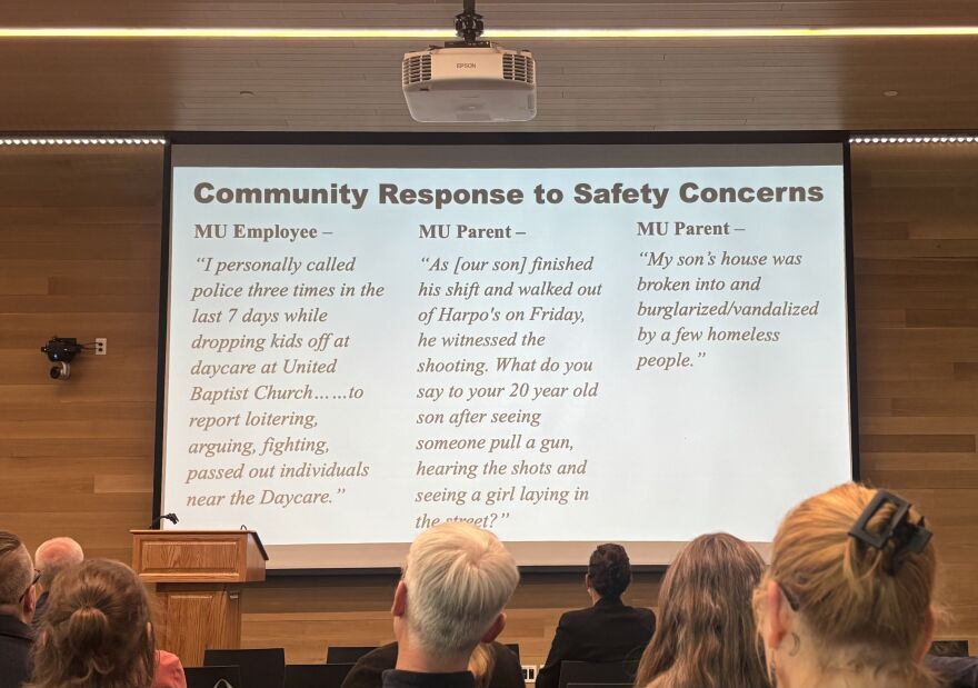 President Mun Choi shares feedback he received about public safety in Columbia. He said collective, immediate action is needed to help lower crime downtown.