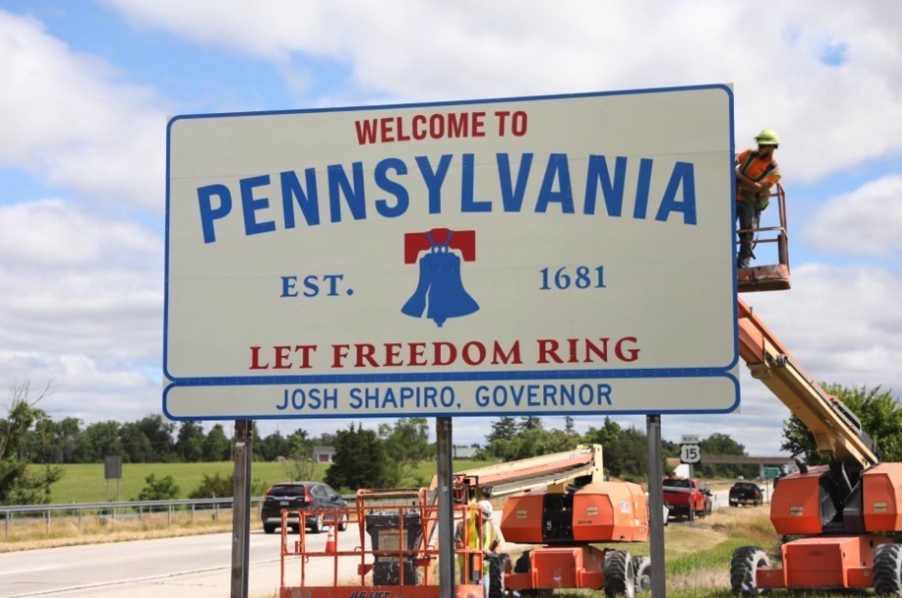 PennDOT unveils new license plate and highway welcome signs ahead of ...