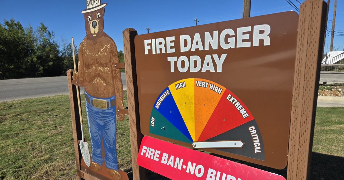 Critical fire danger and first freeze in the San Antonio area this weekend