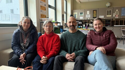 From left to right:  Marisa Varalli, AJ Johnstone, Joseph Machado, and Andrea Haun.