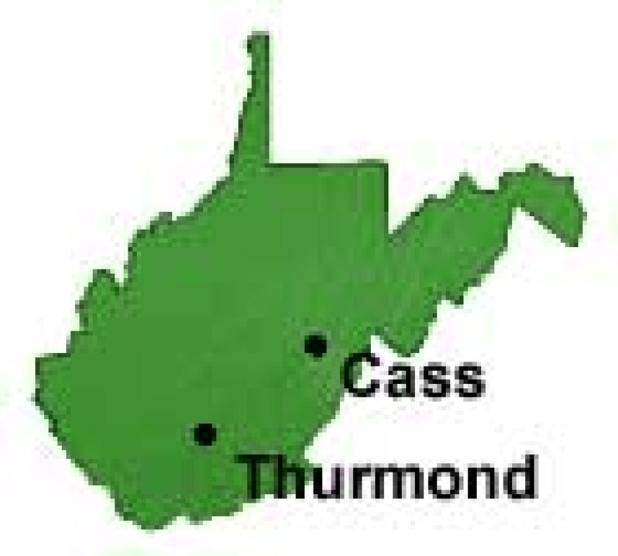 West Virginia steam train towns