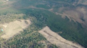 An aerial view of the Salcha property that will house the proposed Interior Alaska State Veterans Cemetery.