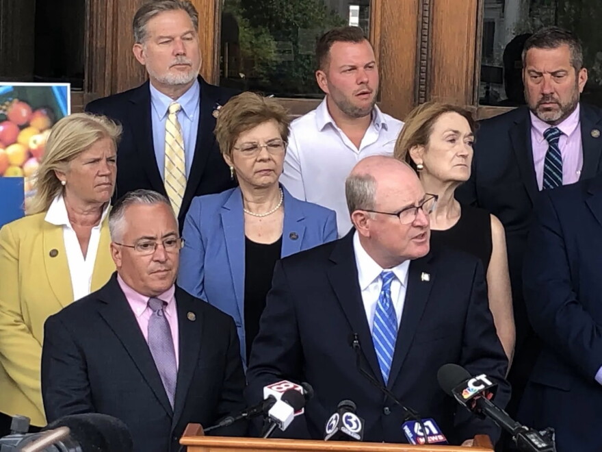 House and Senate Republicans pitch a $746 million plan Tuesday to expand tax relief to counter inflation.