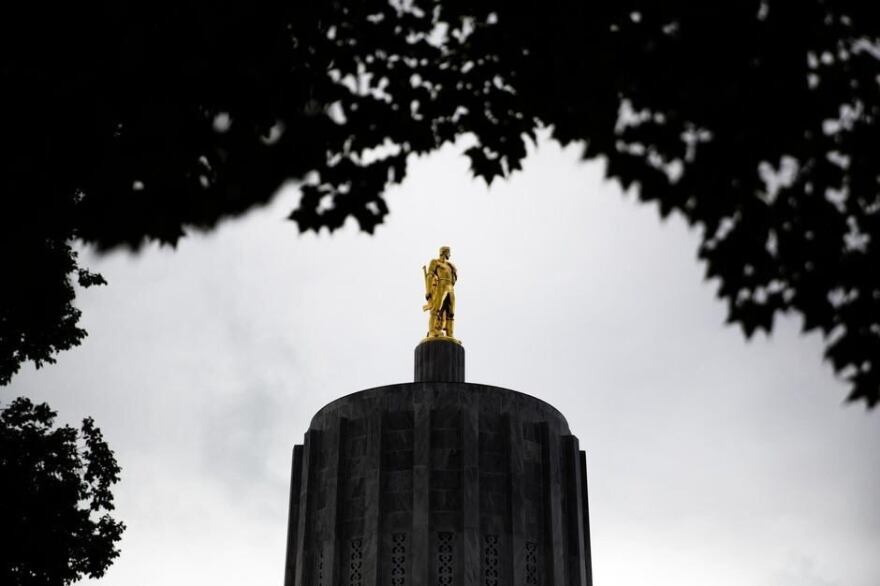 The Oregon Capitol in Salem, Ore., Thursday, Sept. 26, 2019.