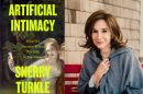 The cover of "Artificial Intimacy" beside author Sherry Turkle. (Courtesy of Little Brown)