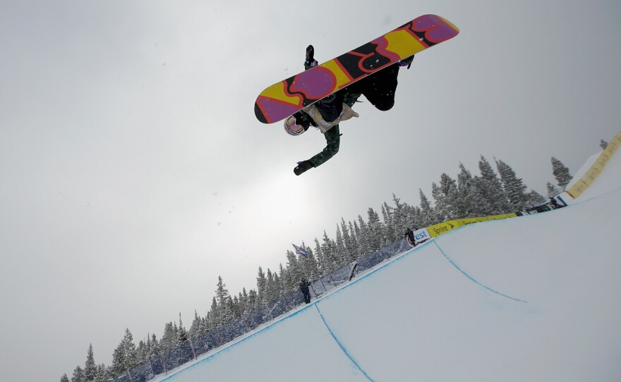 Arielle Gold takes her first run at the U.S. Snowboarding Grand Prix this month 2014 in Breckenridge, Colo., the third of five events to decide who makes it on the Olympic team.