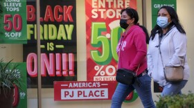 The number of Black Friday shoppers is expected to be lower this year. (Ringo H.W. Chiu/AP)