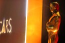A replica of an Academy Awards statuette is pictured prior to Oscars nominations announcement.