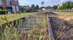 Old railroad tracks