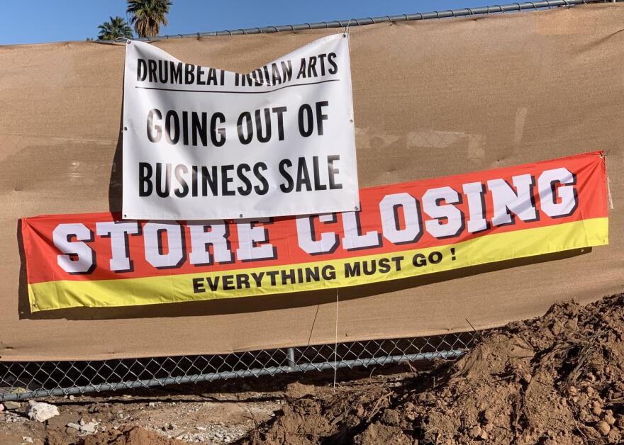 Drumbeat Indian Arts had a going-out-of-business sale for the month of January after staying open for more than five decades.