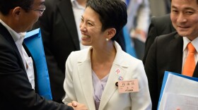Renho Murata, the leader of Japan's main opposition Democratic Party.