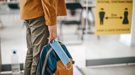 A college student with a mask (Getty Images)