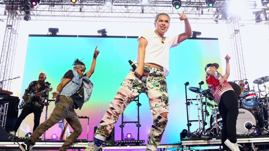 Hayley Kiyoko performs at 2018 Coachella Valley Music and Arts Festival Weekend 1 April 15, 2018 in Indio, Calif.