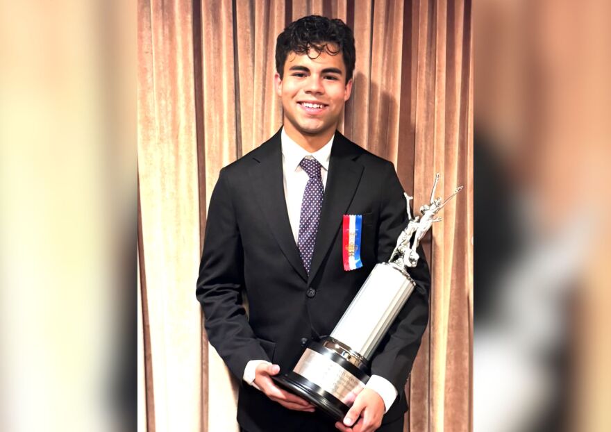 Luis David Latozefsky, a Stetson University student and member of the debate community, has earned multiple awards through competitive speech and debate.