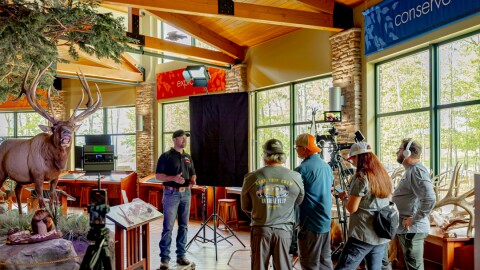 Producers with the Discovery Channel's show, "RV There Yet?" recently filmed an episode in northwestern Pennsylvania, including at the Elk Country Visitor Center in Benezette. 