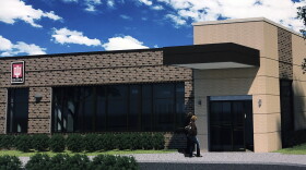 Renderings show the new space located across from IU Health's existing Paoli Hospital.