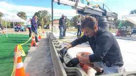 Human workers need only supervise and touch up the work of Frank, a 3D printing machine used for development.