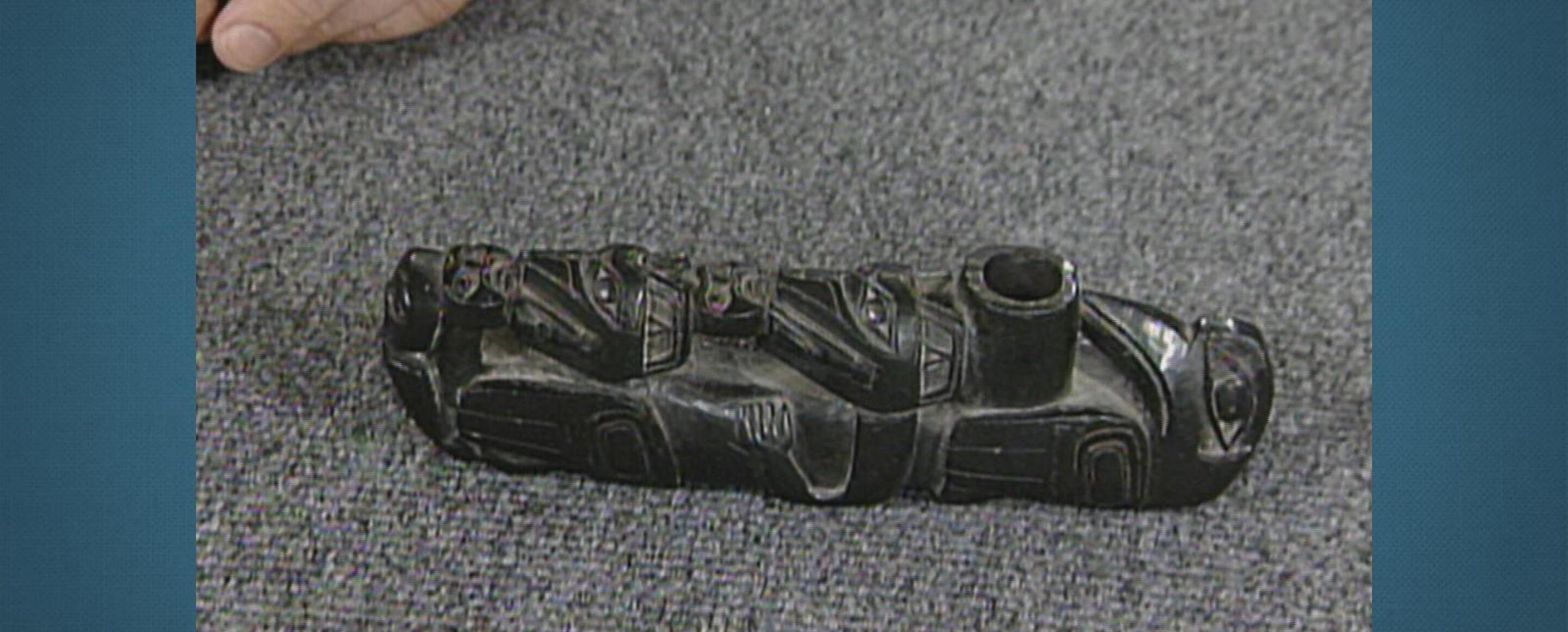 Appraisal: Haida Argillite Pipe, ca. 1850