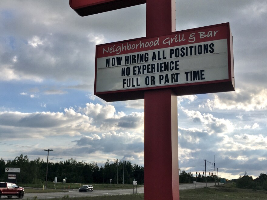 Employers in Michigan say they're having trouble finding workers.