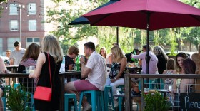 The patio at Tribe Street Kitchen.