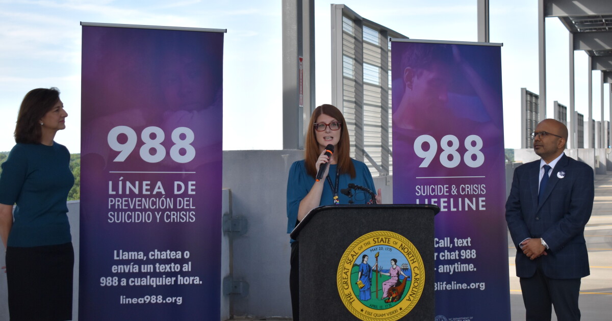 NCDHHS raises awareness of 988 Suicide and Crisis Lifeline
