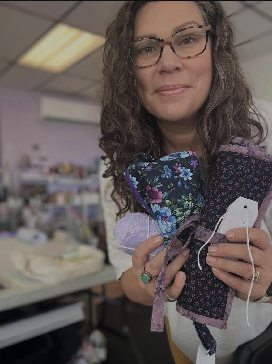 Michelle Rogers, sewing manager, Shop Refugee