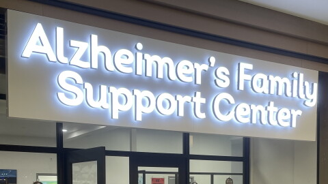 Alzheimer’s Family Support Center storefront at the Cape Cod Mall in Hyannis