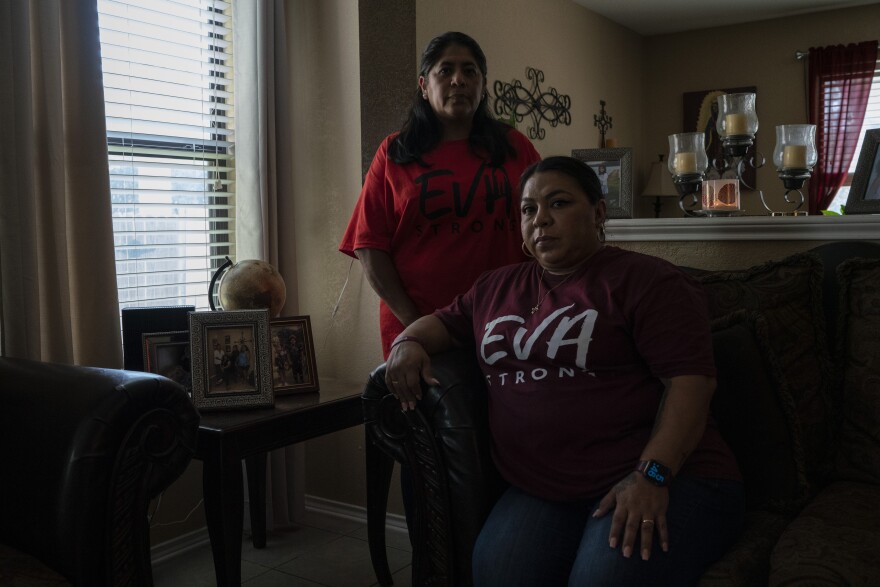 Sandra Mireles Sanders, left, and Maggie Mireles.