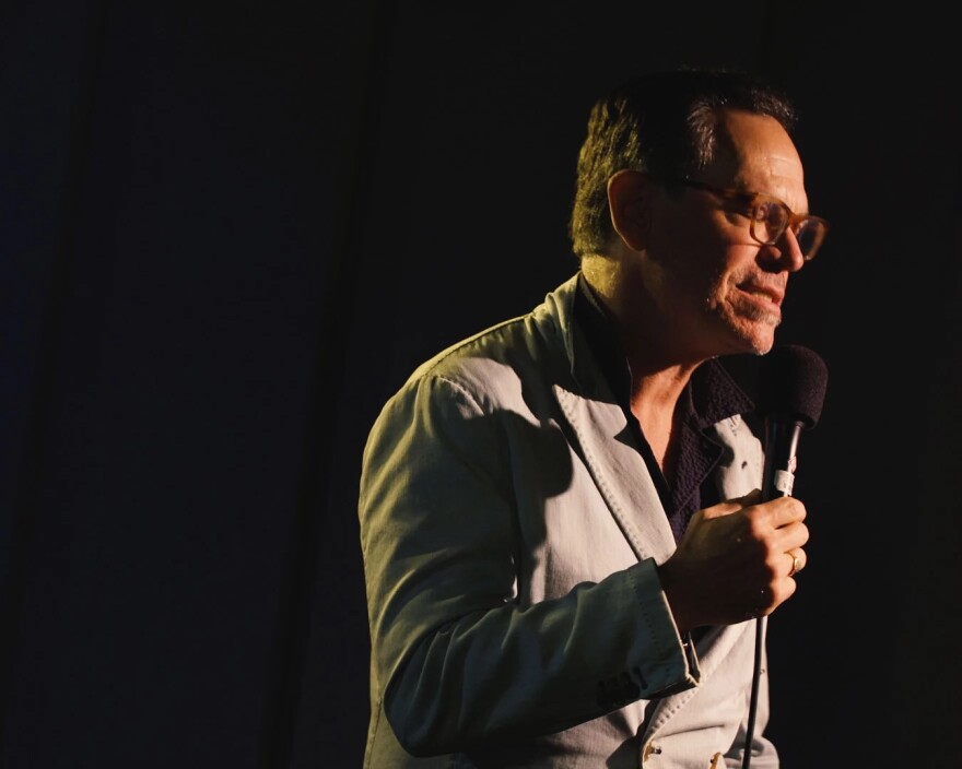 Kurt Elling performing in the KNKX studios.