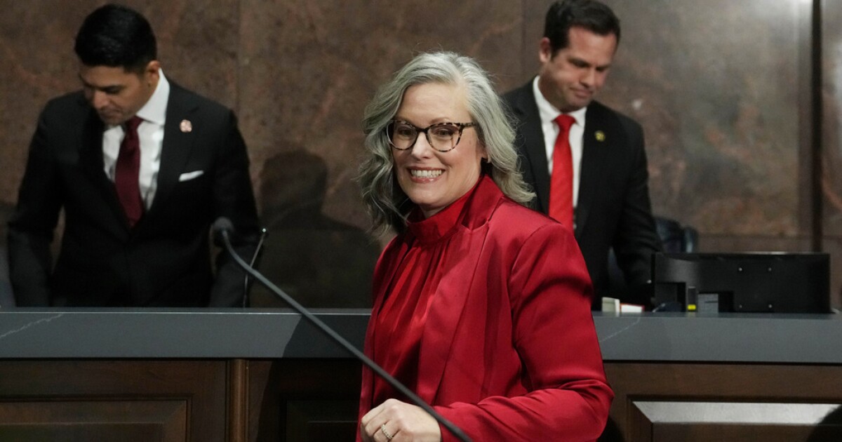 Hobbs presses taxes, education and water issues in State of the State address