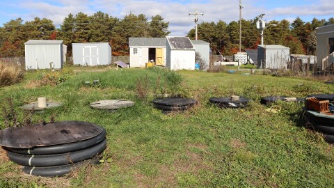 Test sites at the Massachusetts Alternative Septic System Test Center (MASSTC) in Sandwich.