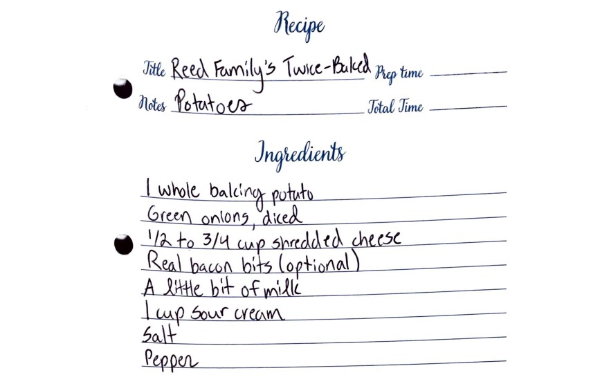 Northwest farm family recipes for your Thanksgiving table: The Reed Family's Twice-Baked Potatoes