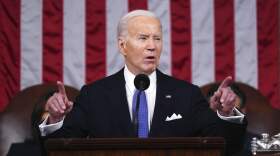 President Joe Biden delivers the State of the Union address. (Shawn Thew/Pool Photo via AP)