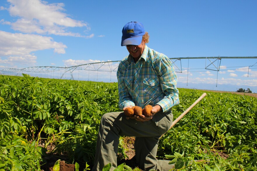 Opting to pay extra fees for water can be expensive, says potato farmer Doug Messick, "but the big picture is you stay in business, you keep your community whole and everyone gives a little."