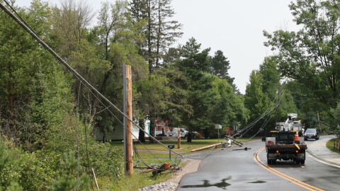 July storm damage in Vilas County