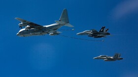 Fighter jets refuel