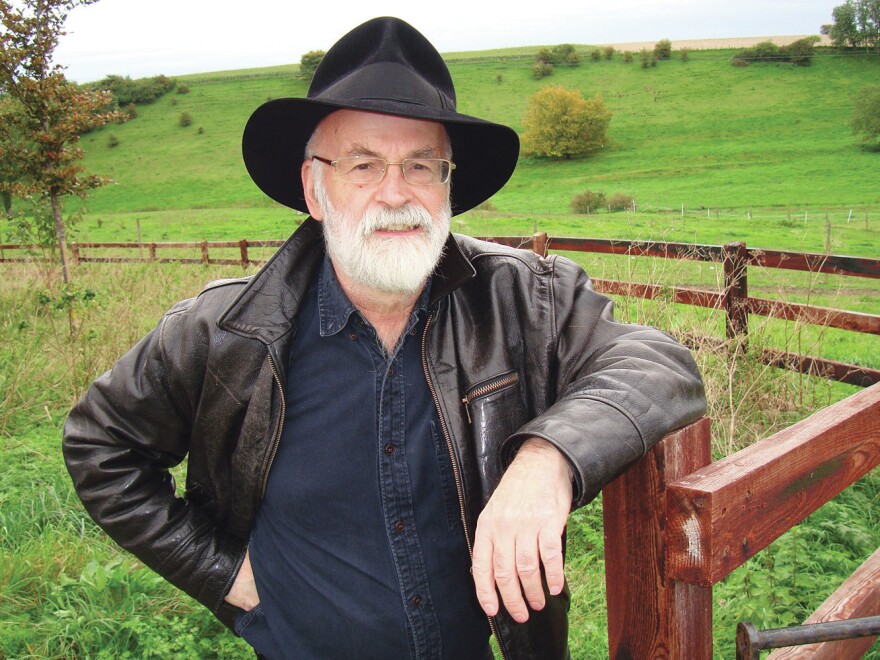 Terry Pratchett wrote more than 70 books; he died in March of complications of early-onset Alzheimer's disease. He was 66.